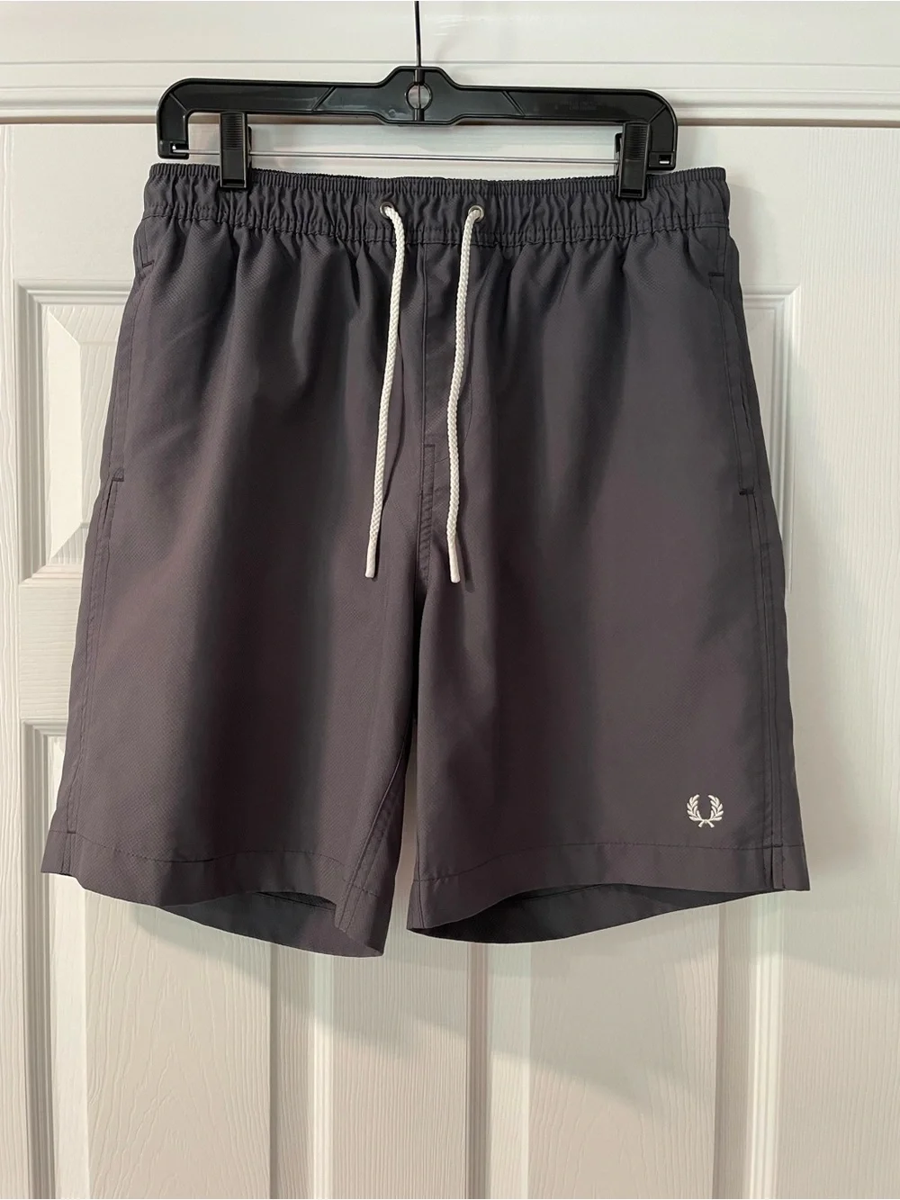 Fred Perry Swim Shorts Large Charcoal Gray